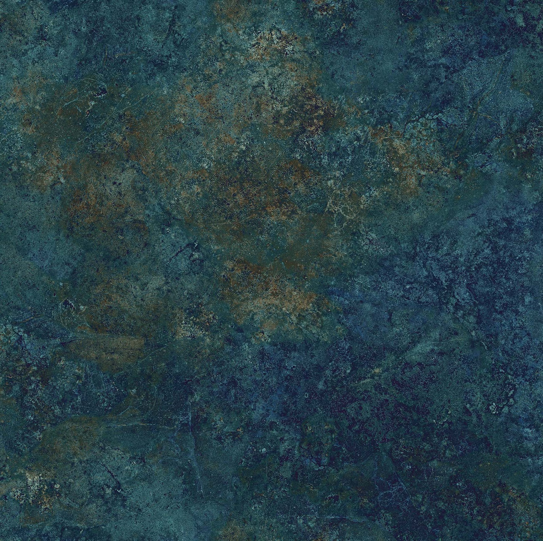 Stonehenge Gradations II - Oxidized Copper - Sienna Marble