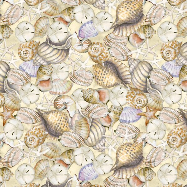 Coastal Sanctuary - Packed Shells - Tan